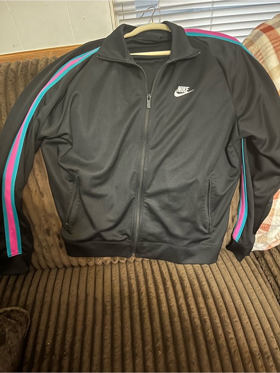 Nike Other - Nike Black Jacket with White Swoosh